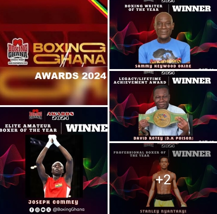 Boxing Ghana Awards 2024: Massive Turnout and Unforeseen Results as Joseph Commey Triumphs as Boxing Personality of the Year.