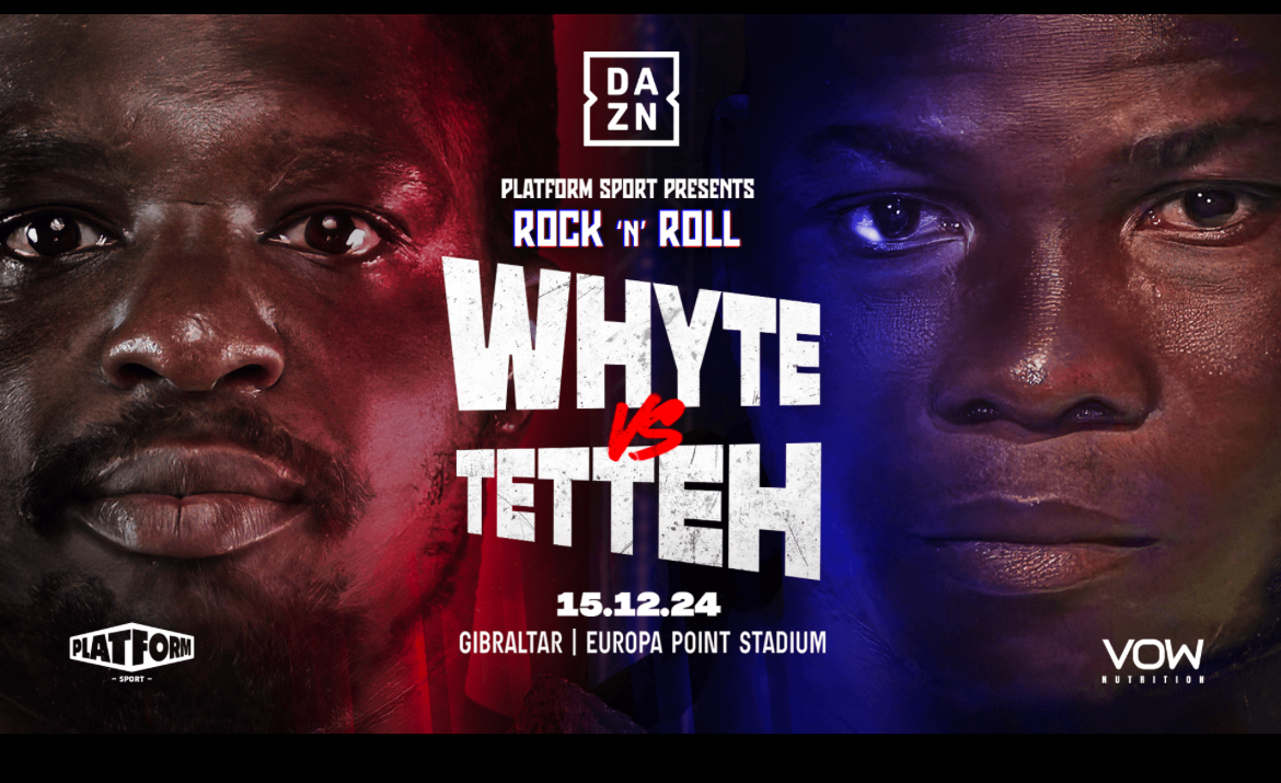 Dillian Whyte versus Ghana’s Ebenezer Tetteh official for December 15 on DAZN