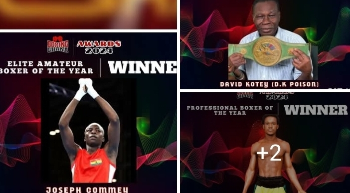 Joseph Commey and Richmond Ashelley was named the Outstanding Bout of the Year.