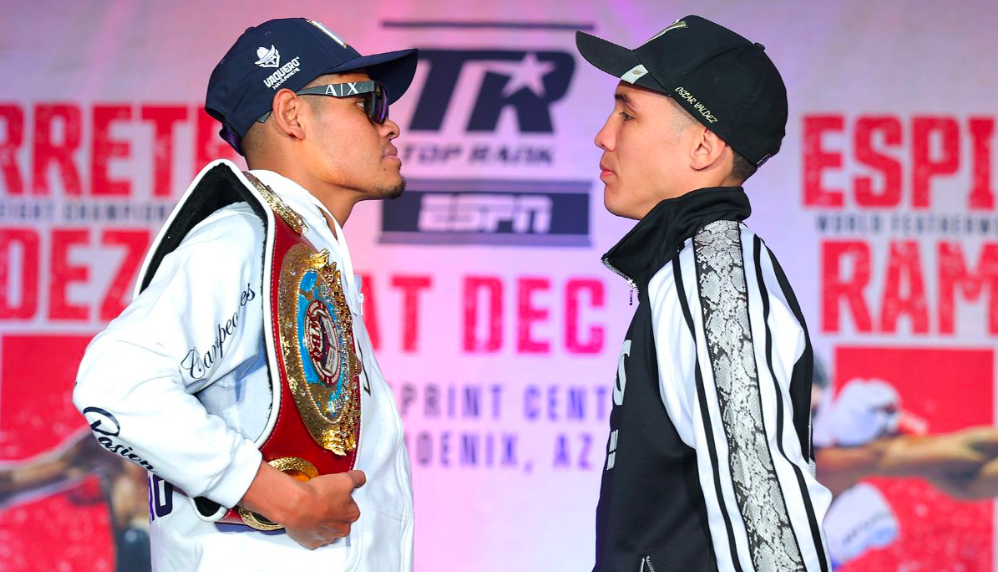 Three-division champion Emanuel Navarrete defends his WBO title against Oscar Valdez