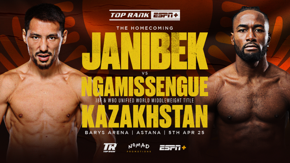 Unified World Champion Janibek Alimkhanuly To Defend WBO & IBF World Titles Against Anauel Ngamissengue