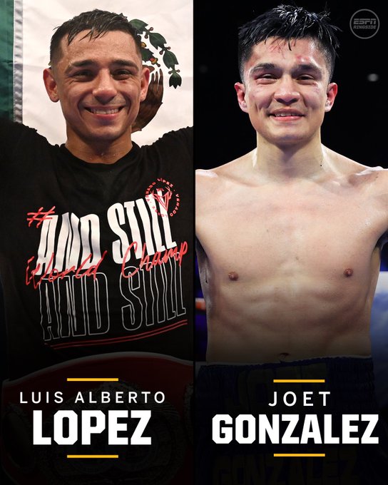 Luis Alberto Lopez vs. Joet Gonzalez: Date, time, how to watch