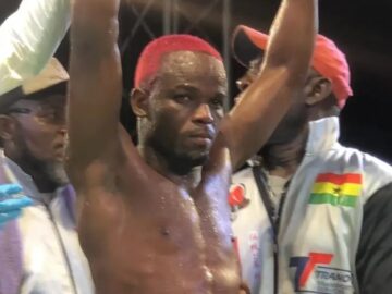 George Faho Mensah keeps his focus with important victory over Gabriel Aduko