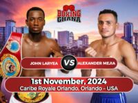 FIGHT PREVIEW AND ANALYSIS: JOHN LARYEA TO PROVE TOO "EXPENSIVE" AGAINST ALEXANDER MEJIA