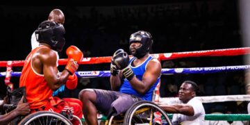 Para Boxers Exhibit Their Talents At The Bukom Boxing Arena