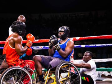 Para Boxers Exhibit Their Talents At The Bukom Boxing Arena