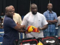 BOXUP has donated boxing equipment to the Ghana Boxing Federation.