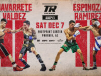 Emanuel "El Vaquero" Navarrete defends his WBO junior lightweight world