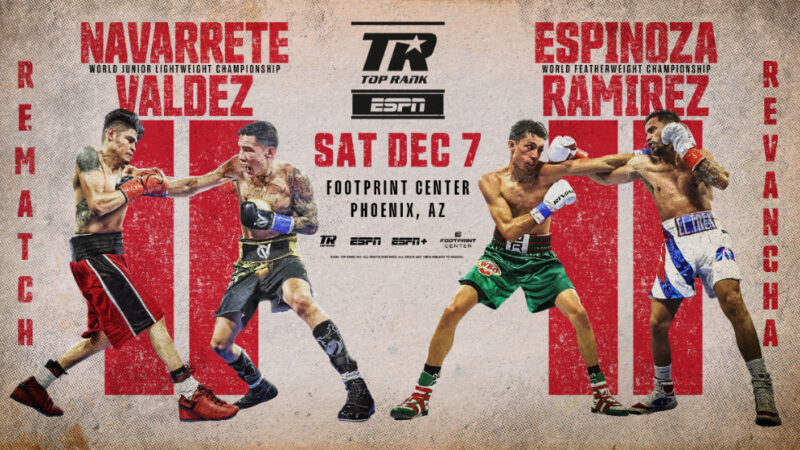 Emanuel "El Vaquero" Navarrete defends his WBO junior lightweight world