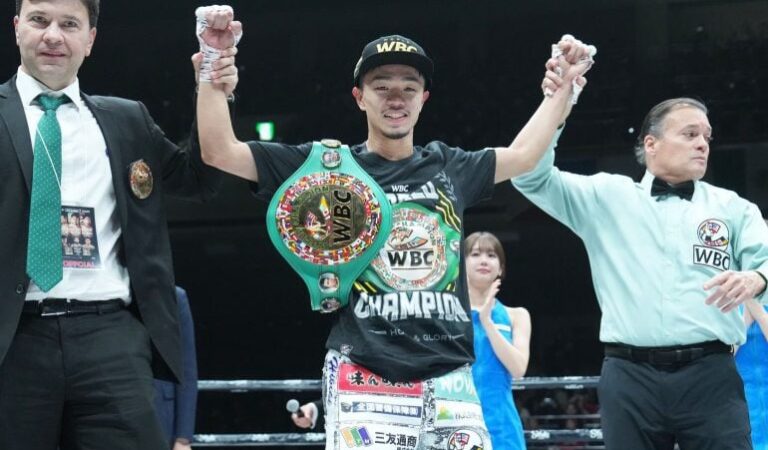 Junto Nakatani Stops Tasana Salapat In 6 To Retain His WBC Bantamweight Belt