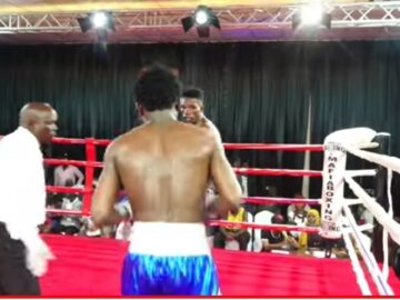 Enoch Nii Tettey Tetteh of Ghana was defeated by Tanzanian Ibrahim Marfia for the WBC Africa Super Bantamweight Title at City Center Hall in Dar Es Salaam, Tanzania on Saturday.