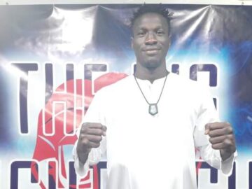 Coach Dr. Ofori Asare. Founder and CEO of the Wisdom Boxing Gym believes Haruna Mohammed will successfully retain his National Cruiserweight title against Jacob Dickson on November 23 at the Bukom Boxing Arena in the ‘Battle of the Beasts’.