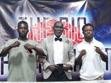 Stephen Coffie And Bernard Ankrah In Hot Exchanges Ahead November 23 Bout