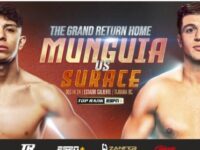 Jaime Munguia versus Bruno Surace  Confirmed for December 14 