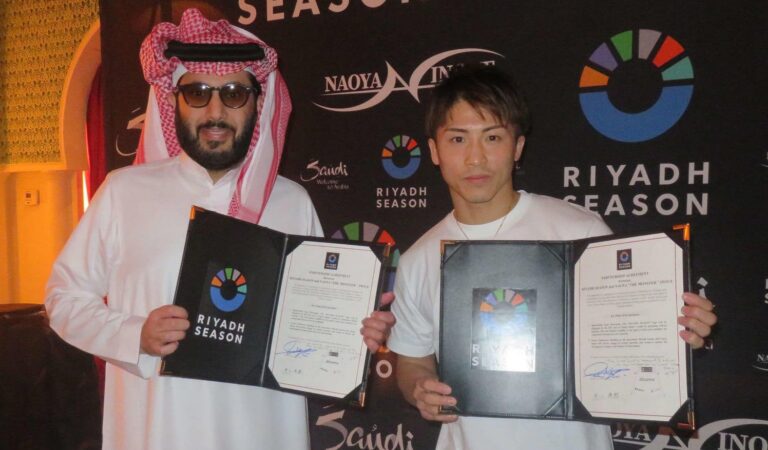 Naoya Inoue pens down a multimillion dollar Riyadh Season deal