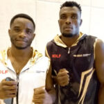 DR Congo's Patrick Mukala battles Namibia's Paulinus Ndjolonimus for IBA Pro Africa belt