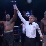 Eben Tetteh of Ghana defeated by Dillian Whyte of United Kingdom in a hot heavyweight Eben Tetteh of Ghana defeated by Dillian Whyte of United Kingdom in a hot heavyweight battle