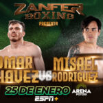 Omar Chavez will face unbeaten Olympian Misael Rodriguez in the 10-rounder